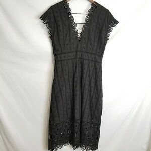 Opening Ceremony Black eyelet lace Dress